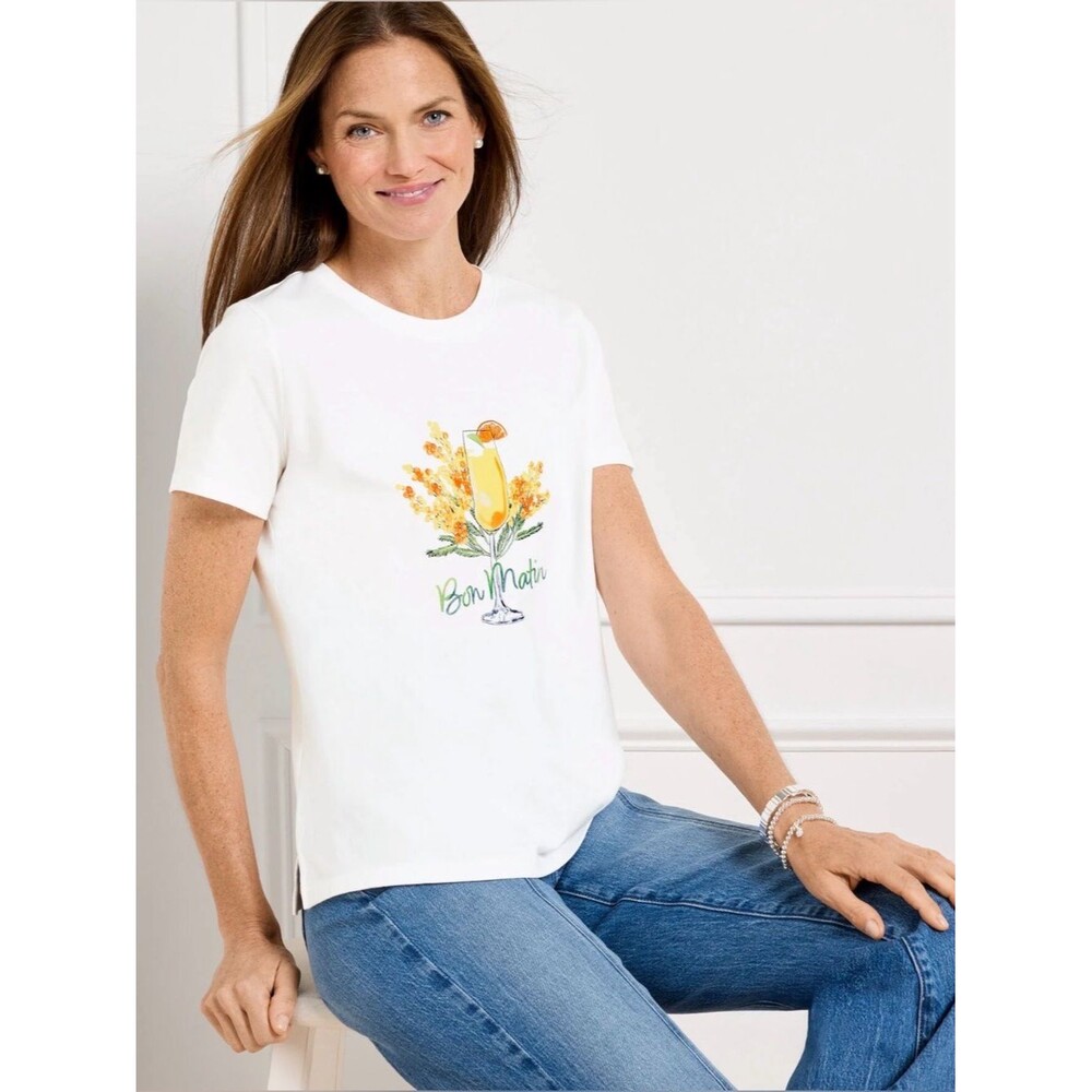 Talbots Crewneck Tee Mimosa Size 2XP